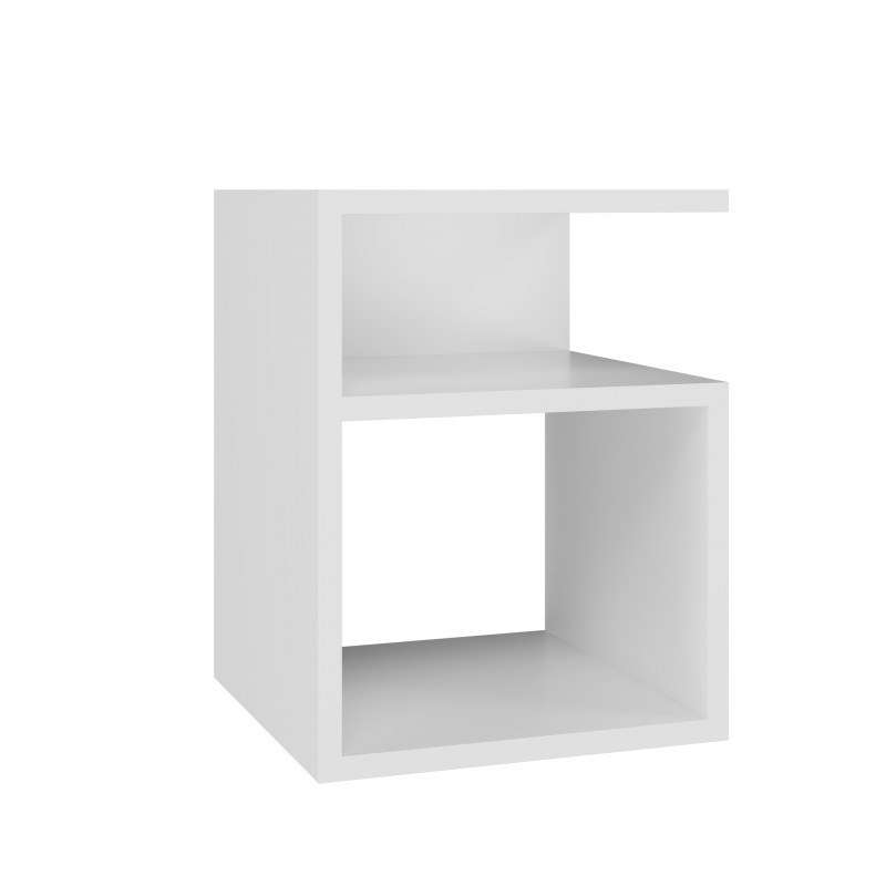 Topeshop TINI bedside table 30x30x40 cm white  