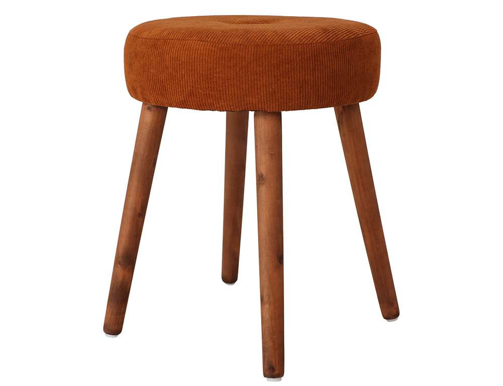 ΣΚΑΜΠΌ & ΠΟΥΦ STOOL 35X45CM RUST BROWN AAE340000  