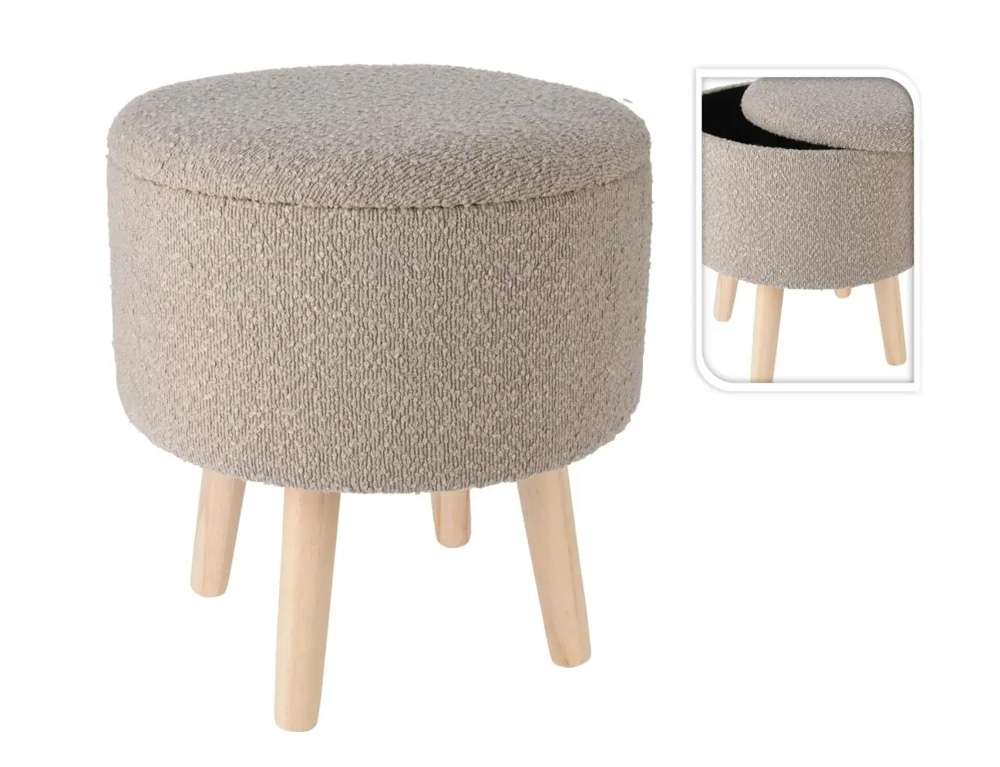 ΣΚΑΜΠΌ & ΠΟΥΦ STOOL 40CM TAUPE CLR AAE341240  