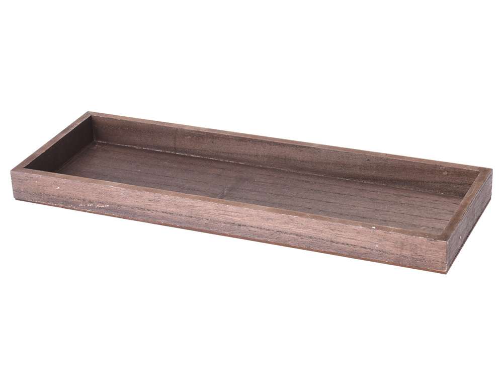 ΔΊΣΚΟΙ DECO TRAY 14X40CM BROWN ACC695000  