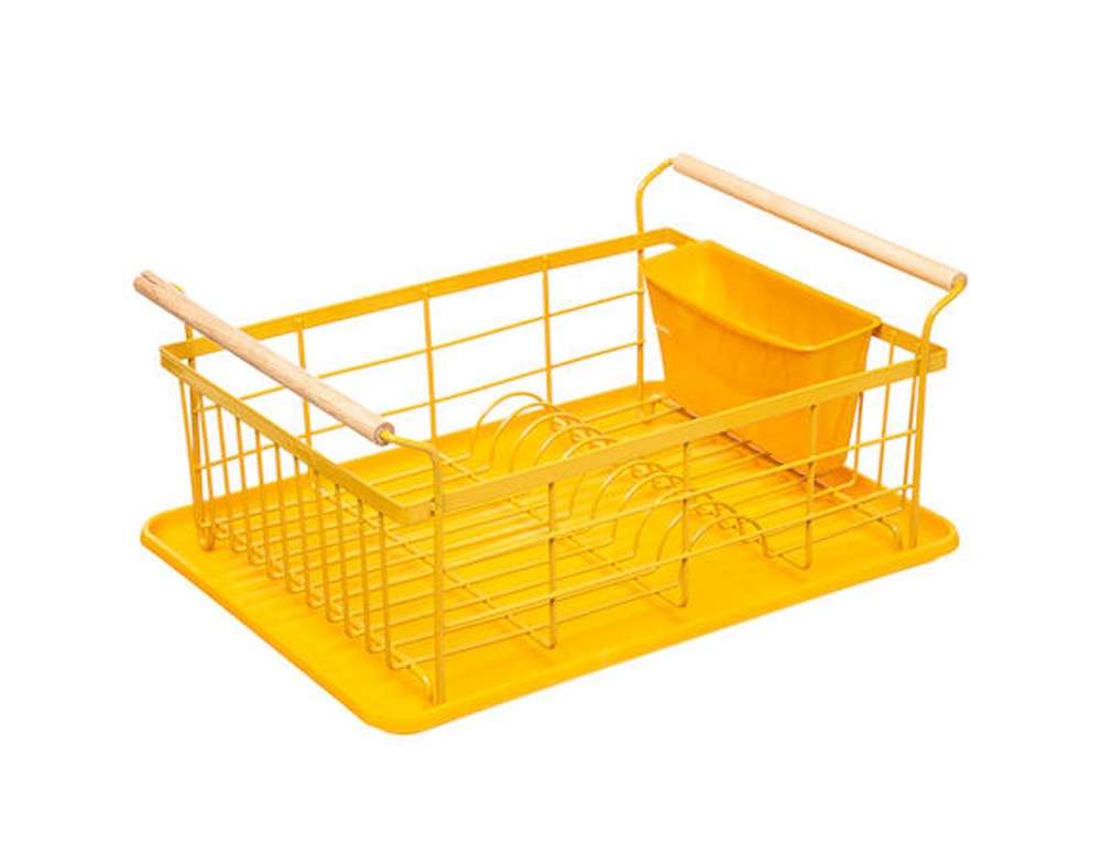 ΟΡΓΆΝΩΣΗ ΝΕΡΟΧΎΤΗ YELLOW DISH RACK MODERN 181805C  