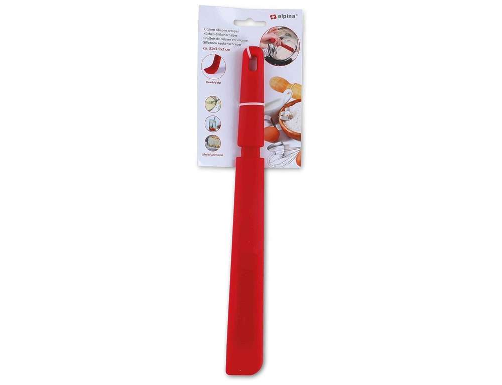 ΕΡΓΑΛΕΊΑ ΚΟΥΖΊΝΑΣ KITCHEN SILICONE SCRAPER ALPINA 31X3,5X2CM 141GR S  