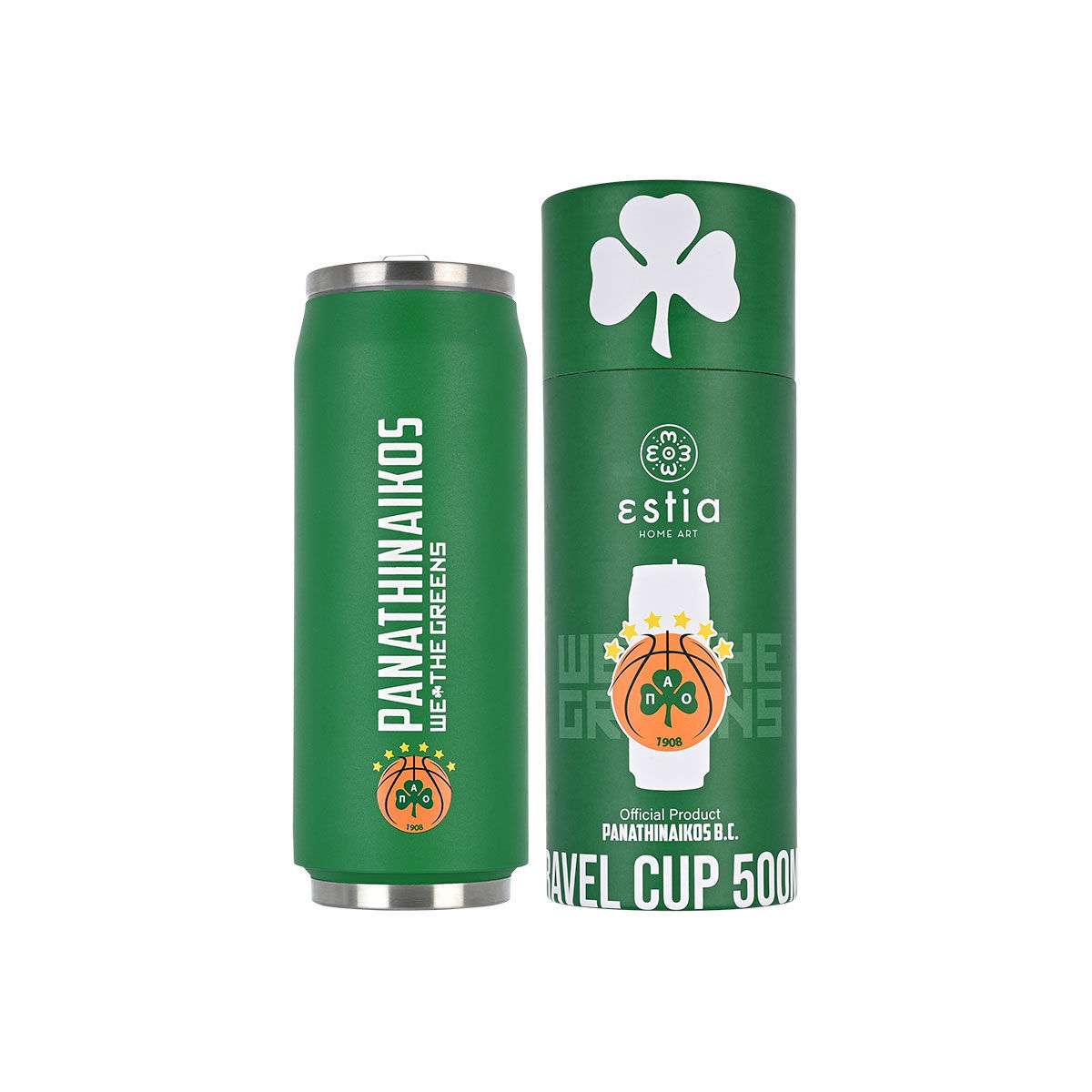 ESTIA ΘΕΡΜΟΣ TRAVEL CUP PANATHINAIKOS BC EDITION 500ml  