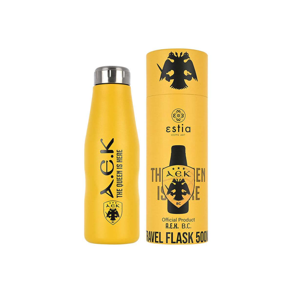 ESTIA ΘΕΡΜΟΣ TRAVEL FLASK AEK BC EDITION 500ml  