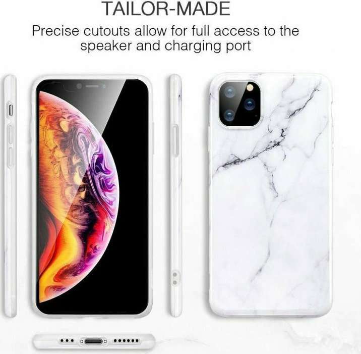 ESR Marble Slim Soft Back Cover White Sierra (iPhone 11 Pro)  