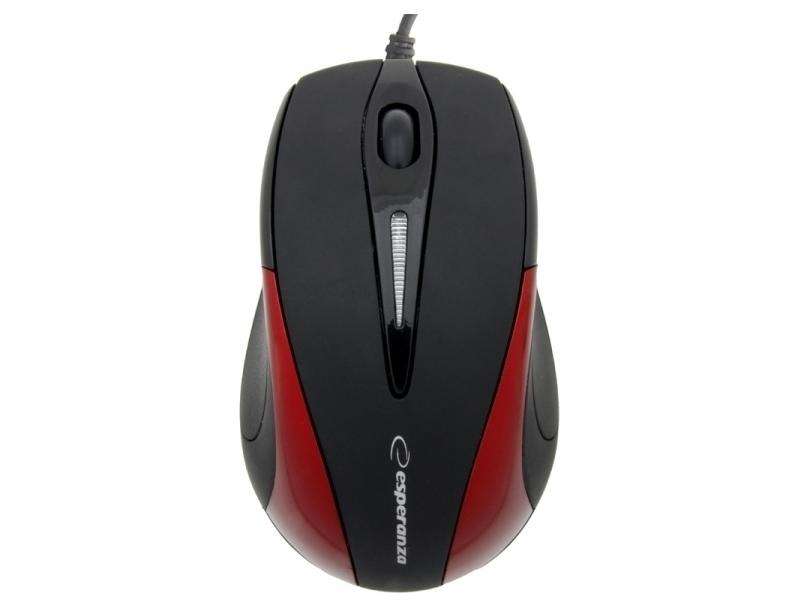 Mouse Esperanza Sirius EM102R Wired red  