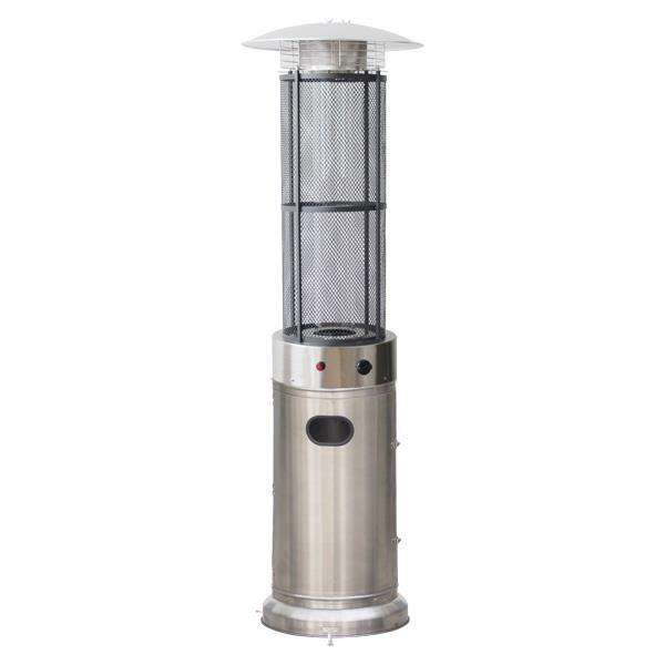 EUROLAMP ΘΕΡΜΑΣΤΡΑ ΥΓΡΑΕΡΙΟΥ ΚΥΚΛΙΚΗ 1,80m 11KW INOX (stainless steel)  