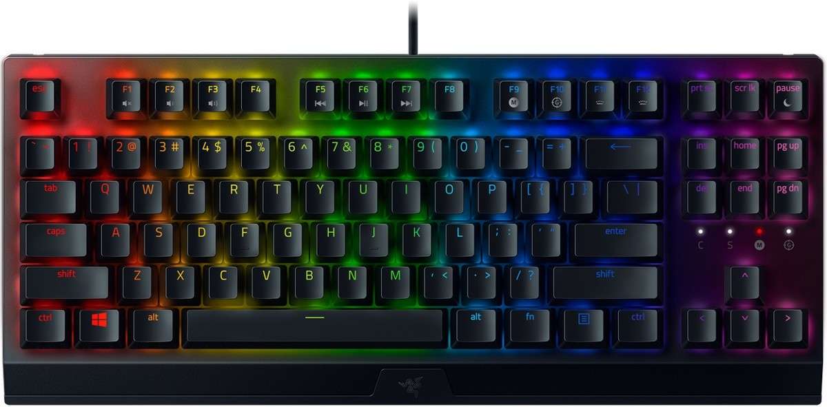 Razer BLACKWIDOW V3 TENKEYLESS - Yellow Switches - Mechanical Gaming Keyboard US Layout  