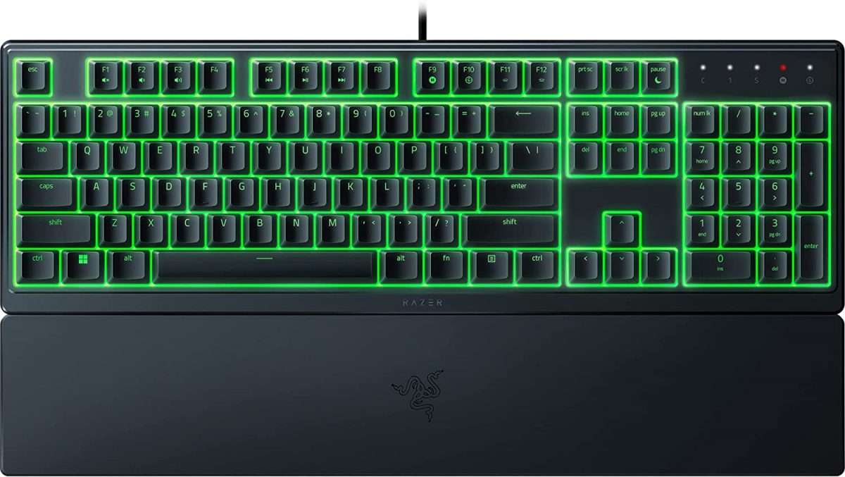 Razer ORNATA V3 X Gaming Keyboard - Low Profile Membrane - Split Resist - RGB - US Layout  