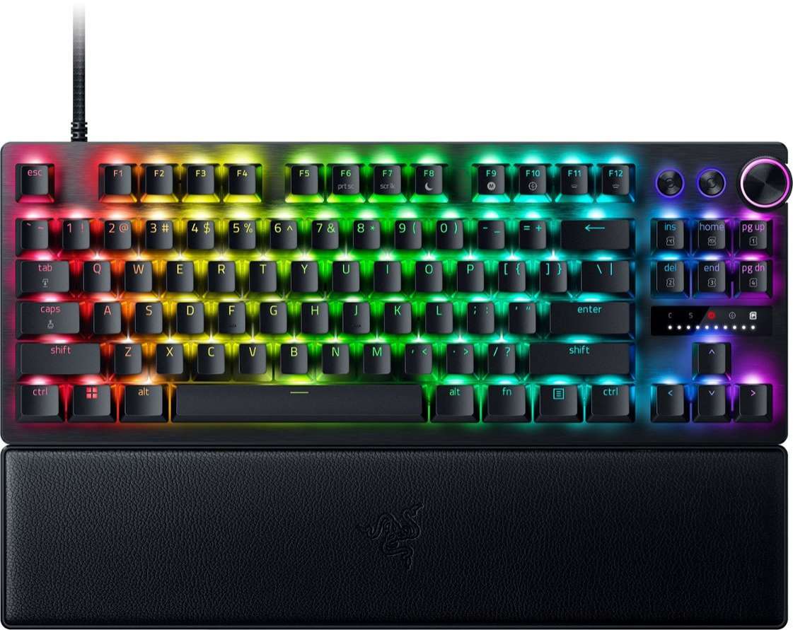 Razer HUNTSMAN V3 PRO TENKEYLESS ANALOG - Optical Gaming Keyboard - Rapid Trigger - US Layout  