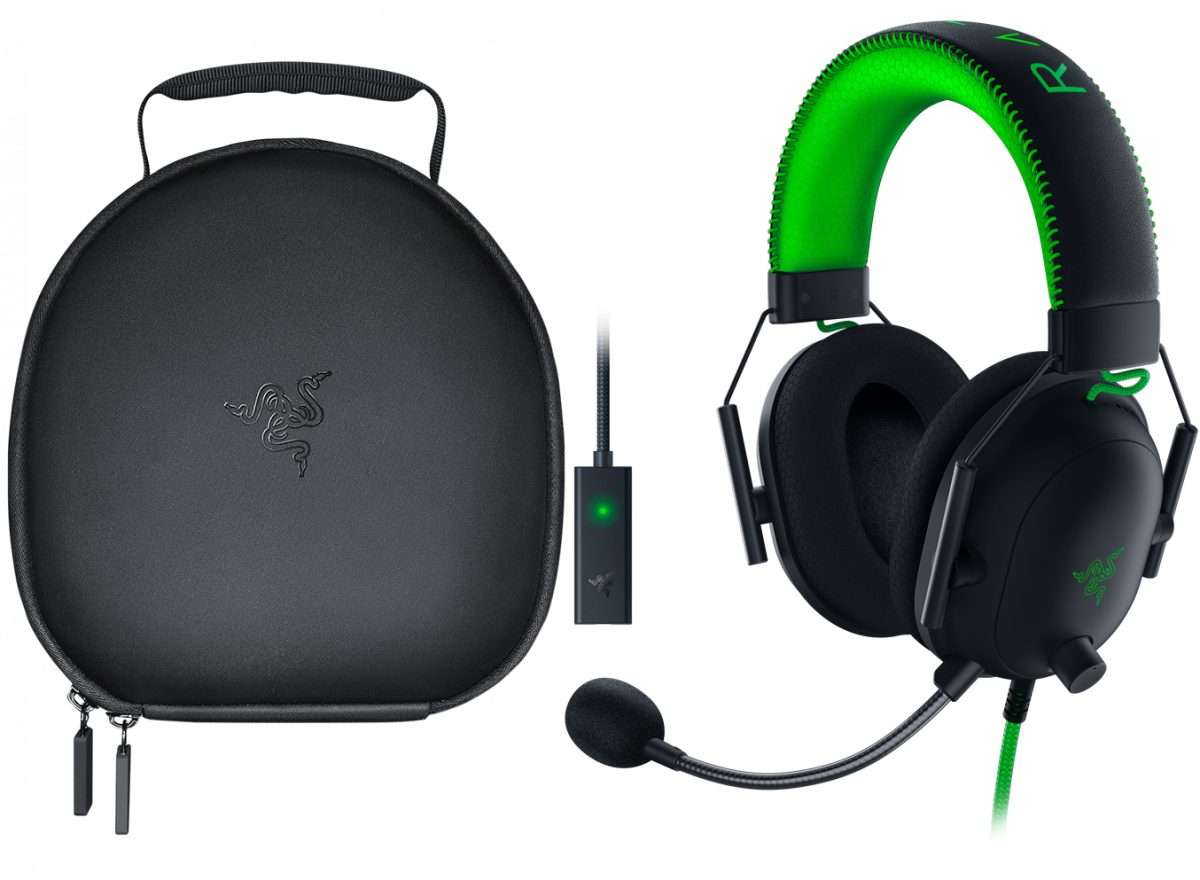 RAZER BLACKSHARK V2 SPECIAL EDITION – HEADSET & USB AUDIO CARD – THX – PC/CONSOLE – CARRYING CASE  