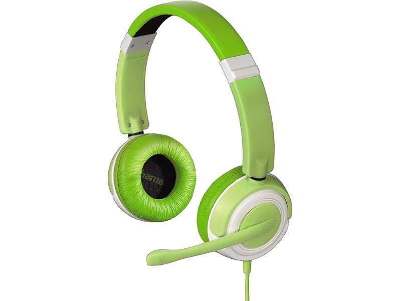 Headset HAMA Dispersion με μικρόφωνο Green 51677  