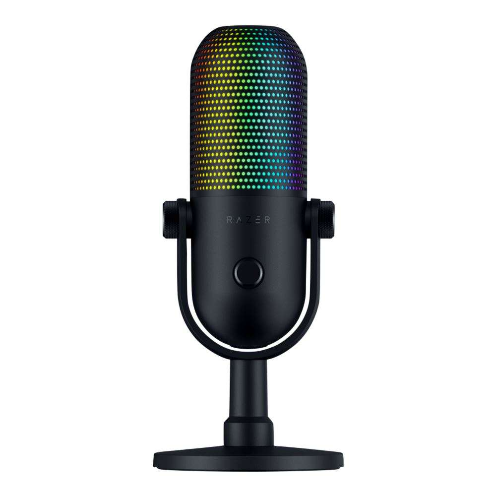 Razer SEIREN V3 CHROMA - RGB USB Condenser Microphone - Gain Limiter - Build-in Shock Absorb  