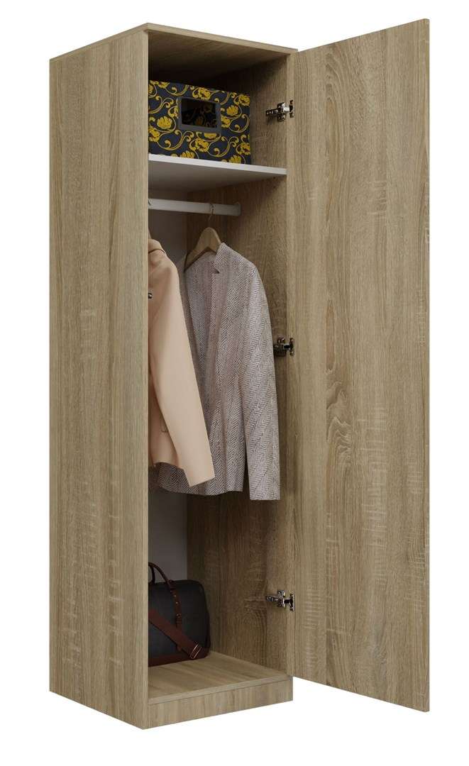 Topeshop SD-50 SON KPL bedroom wardrobe/closet 5 shelves 1 door(s) Oak  