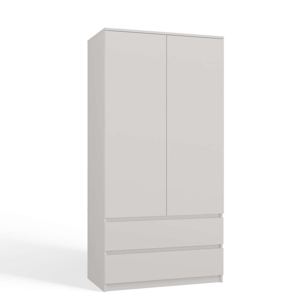 Topeshop SZAFA MALWA B bedroom wardrobe/closet 5 shelves 2 door(s) White  