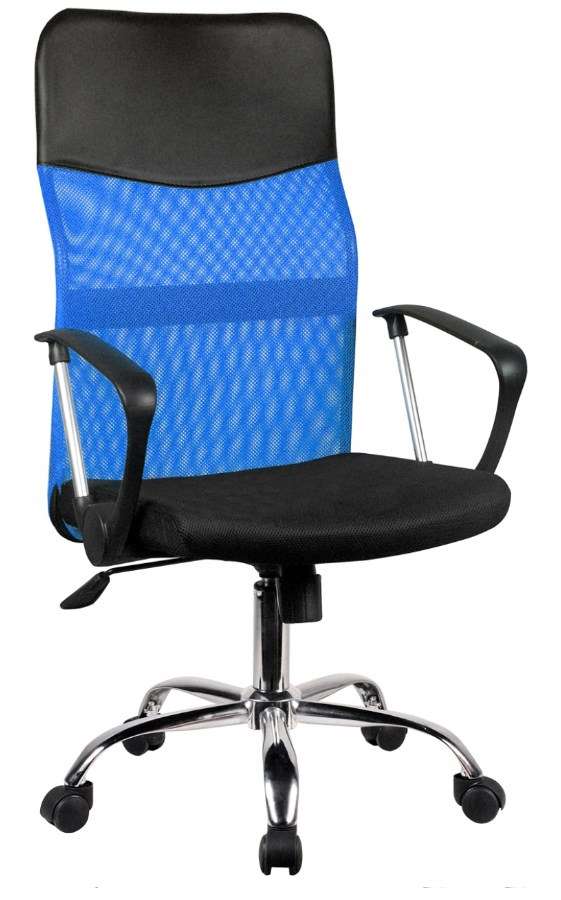 Topeshop KRZESŁO NEMO NIEBIESKIE office/computer chair Padded seat Mesh backrest  