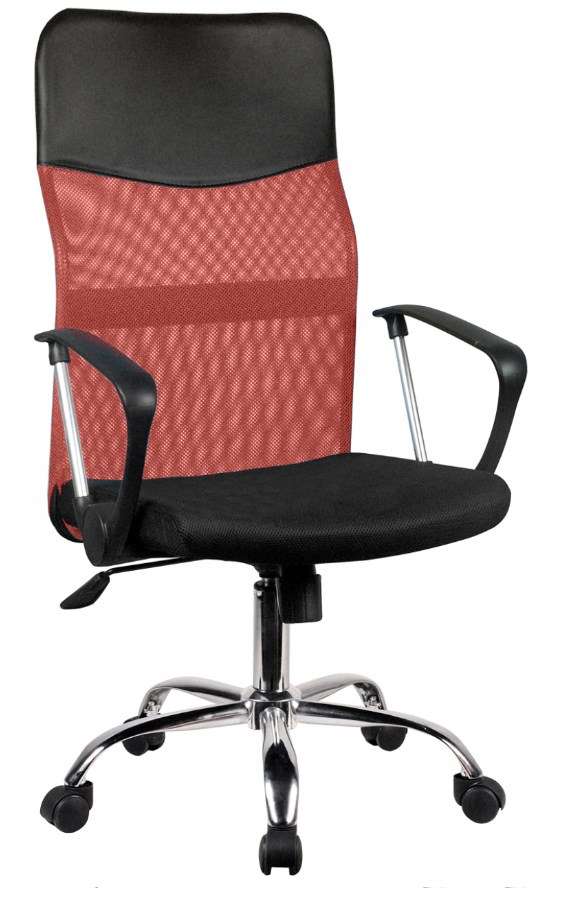 Topeshop KRZESŁO NEMO CZERWON office/computer chair Padded seat Mesh backrest  