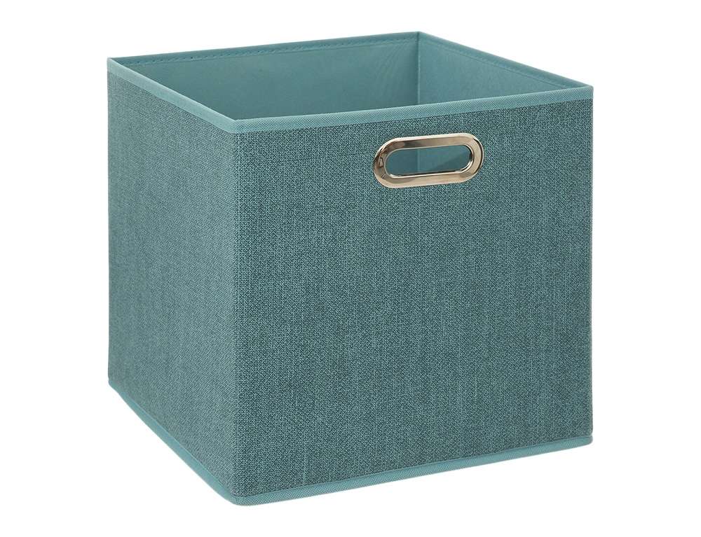 ΡΑΦΙΈΡΕΣ & ΑΠΟΘΗΚΕΥΤΙΚΆ ΚΟΥΤΙΆ STORAGE BOX 31X31 PETROL LINEN 138885N  