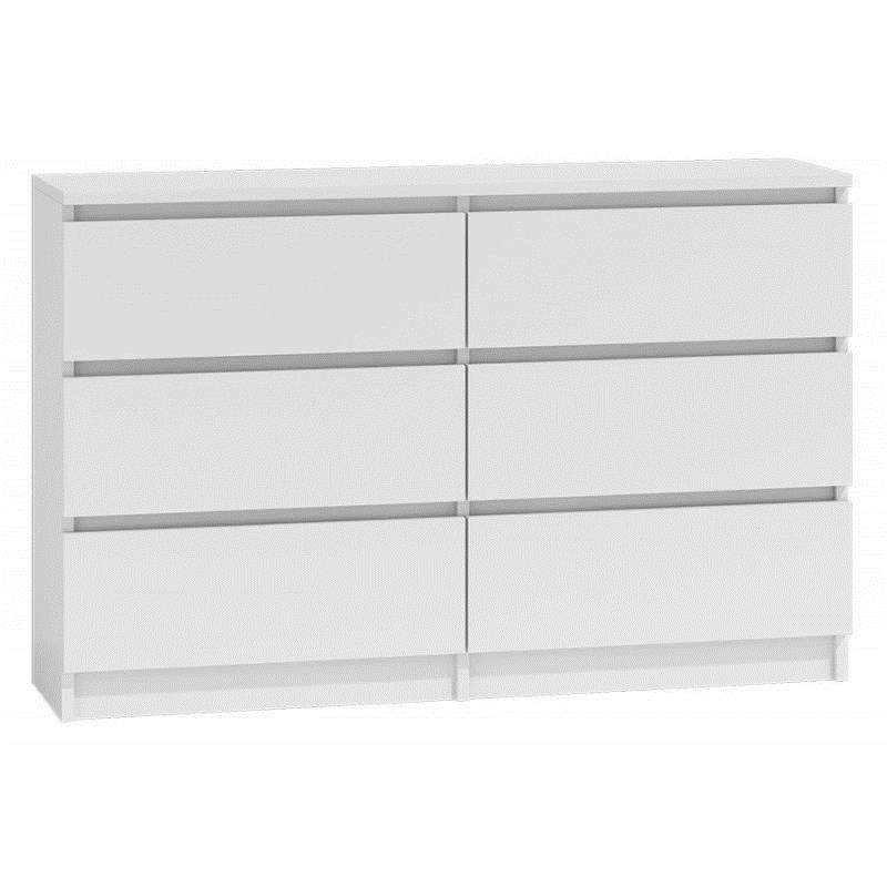 Topeshop M6 120 BIEL 2X3 chest of drawers  