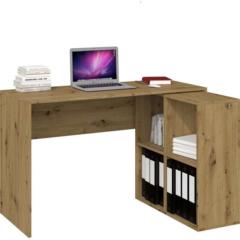 Topeshop PLUS 2X2 ARTISAN computer desk Oak colour  