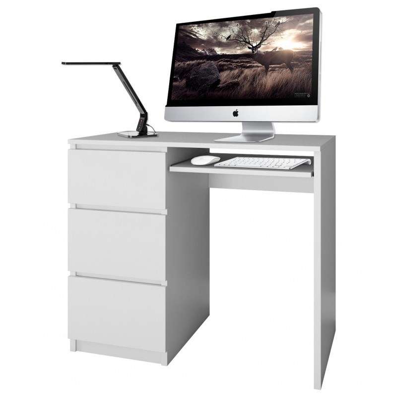 Topeshop LIMA LEWE BIEL MAT computer desk White  