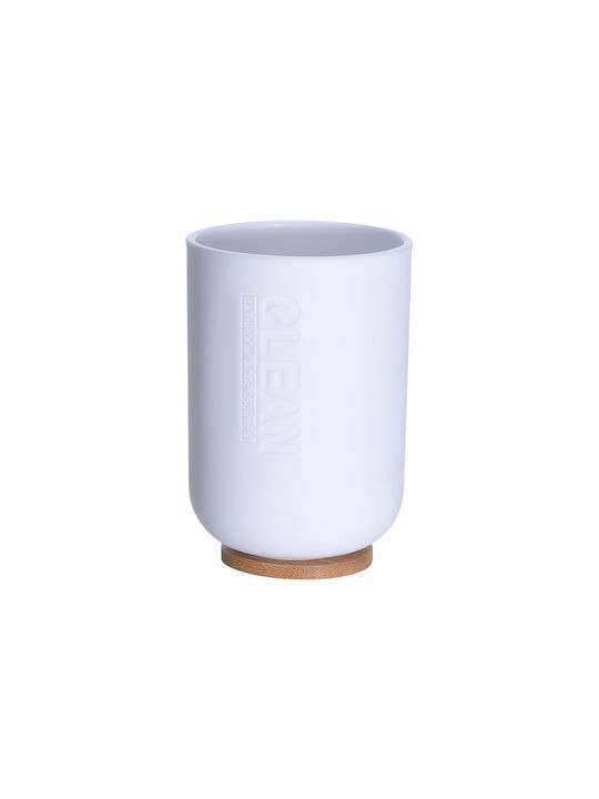 ΑΞΕΣΟΥΆΡ ΜΠΆΝΙΟΥ MUG BATHROOM SOLUTIONS PP DIA 7XH11CM WHITE 170456  