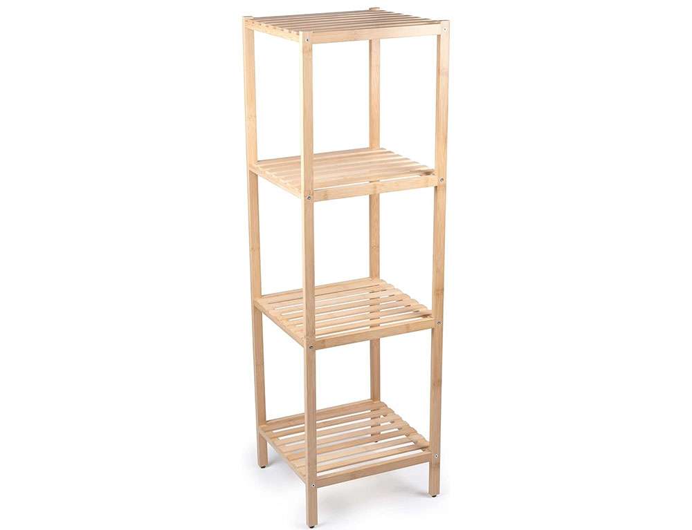 ΈΠΙΠΛΑ ΜΠΆΝΙΟΥ BATHROOM RACK 4 LEVELS ALPINA BMB CB L.BAMBOO  