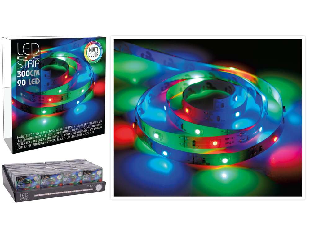 DECO LIGHT. LED ΦΩΤΆΚΙΑ LEDSTRIP 3MTR 90LED MULTI BO AXS500160  