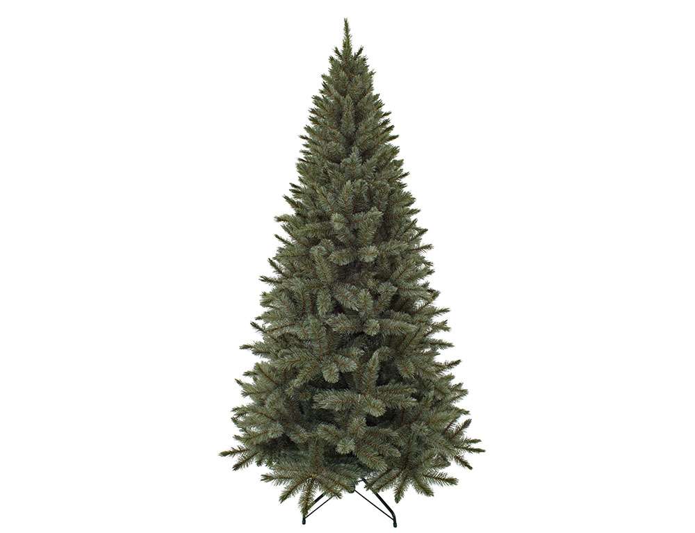 ΧΡΙΣΤΟΥΓΕΝΝΙΆΤΙΚΑ ΔΈΝΤΡΑ ! FOREST FROSTED PINE X-MAS TREE SLIM NEWGROWTH BLUE  