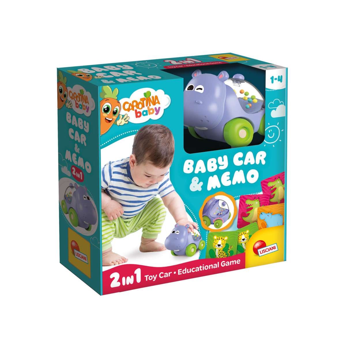 CAROTINA BABY HIPPO CAR & MEMO  