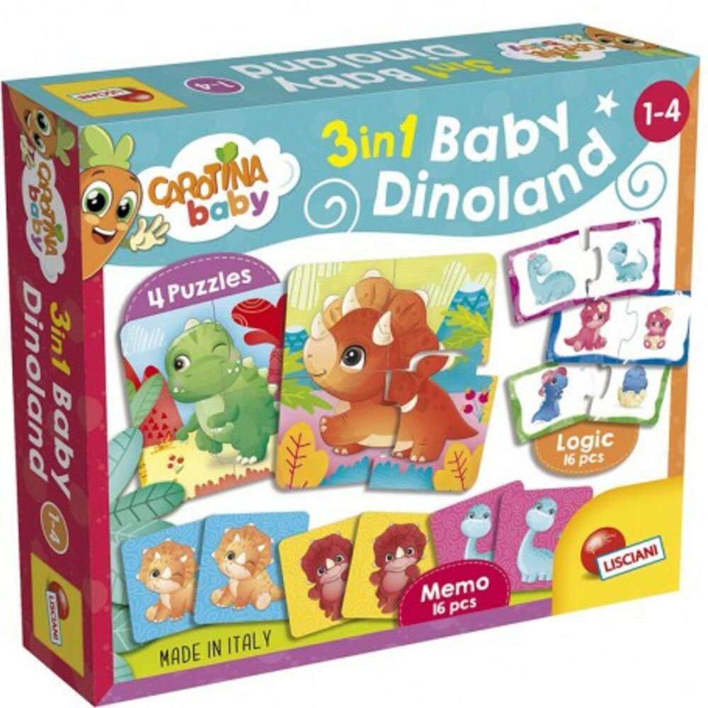 CAROTINA BABY - DINOLAND (PUZZLE + 3D)  