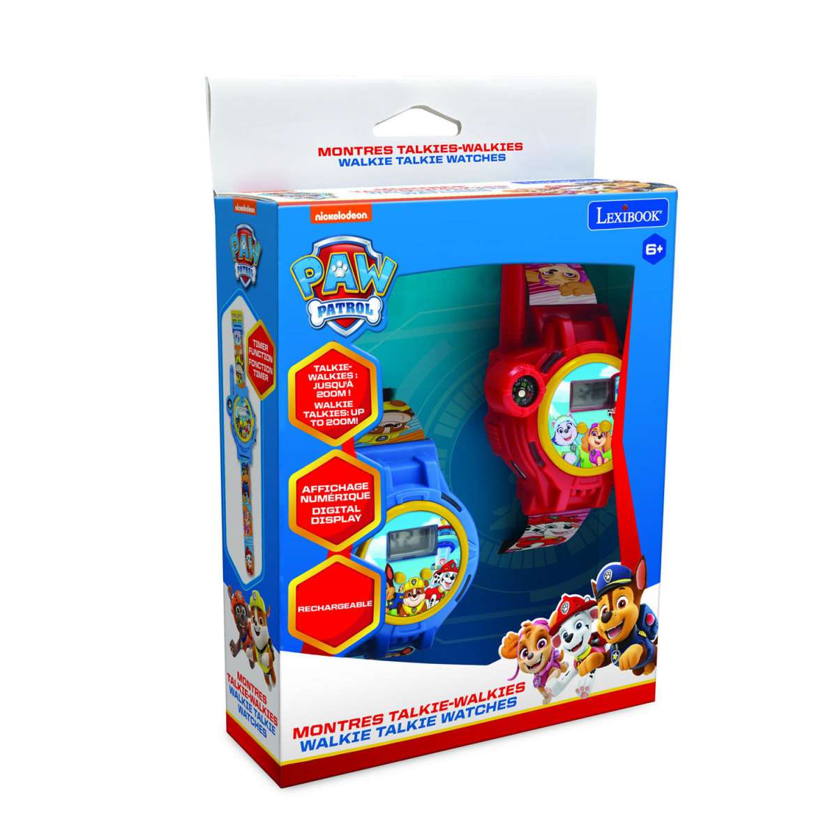 ΨΗΦΙΑΚΑ ΡΟΛΟΓΙΑ PAW PATROL ΜΕ WALKIE TALKIES 200M  