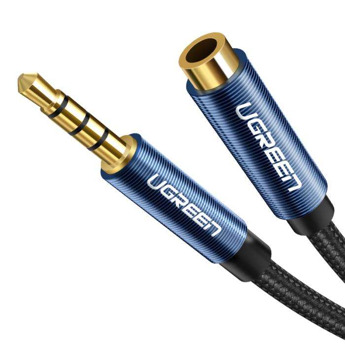 Cable Audio 3.5mm M/F 0,5m UGREEN AV118 40672  