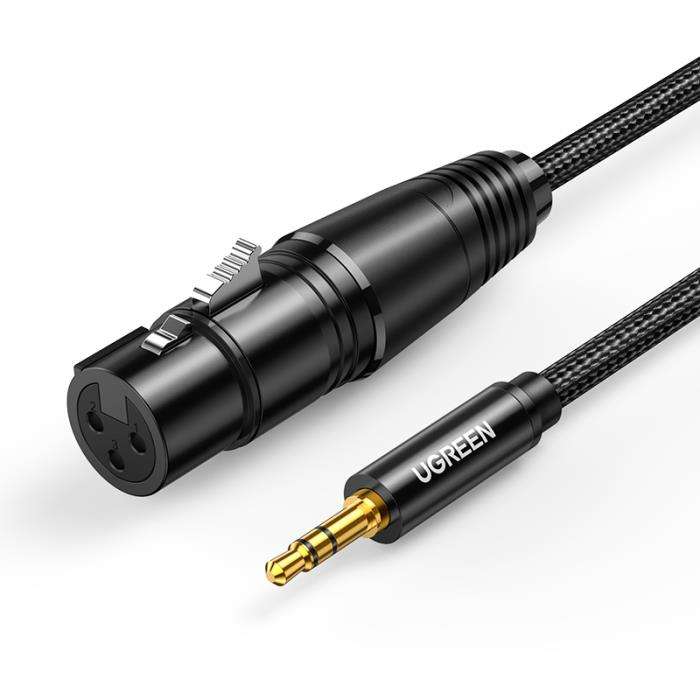 Cable Audio XLR to 3.5mm F/M UGREEN AV182 20763 1m  