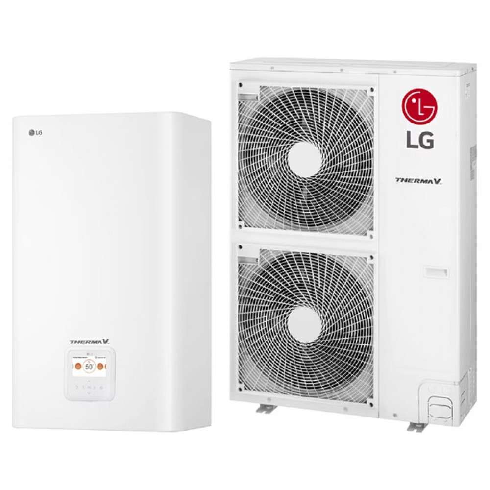 Αντλία Θερμότητας LG THERMA V R410 HN1616M.NK5 / HU121MA.U33 12kw Μεσαίων θερμοκρασιών (1ph)  