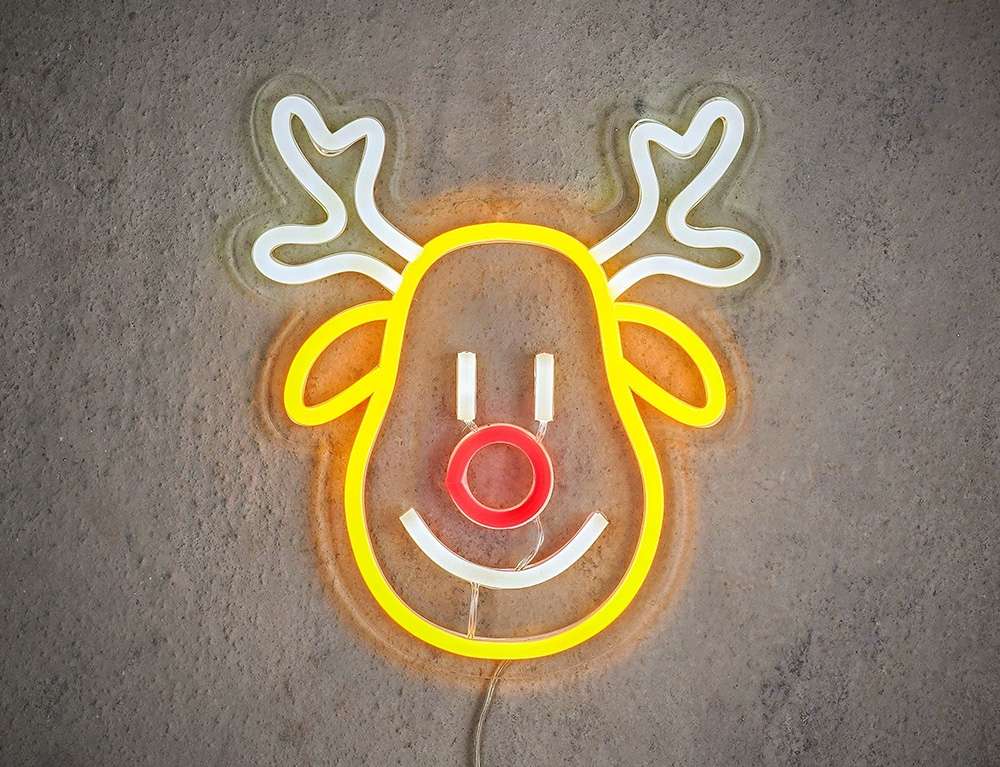 Φωτιστικό Neon Reindeer Luca Lighting με Dimmer - USB   