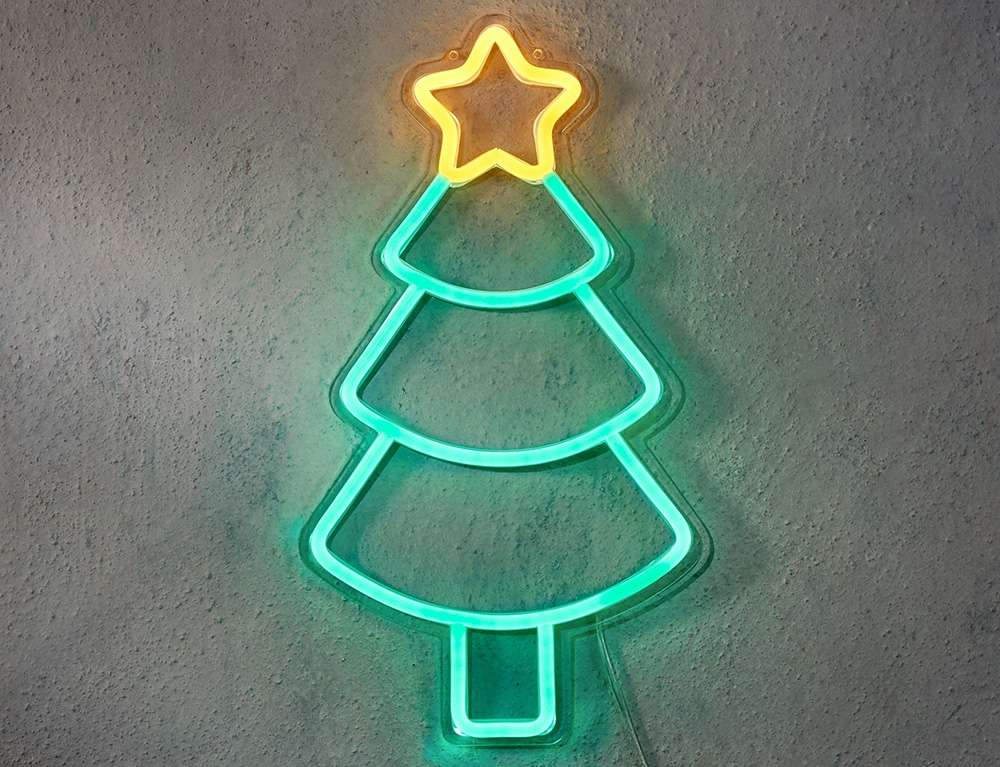 Φωτιστικό Neon X-Mas Tree Luca Lighting με Dimmer - USB   