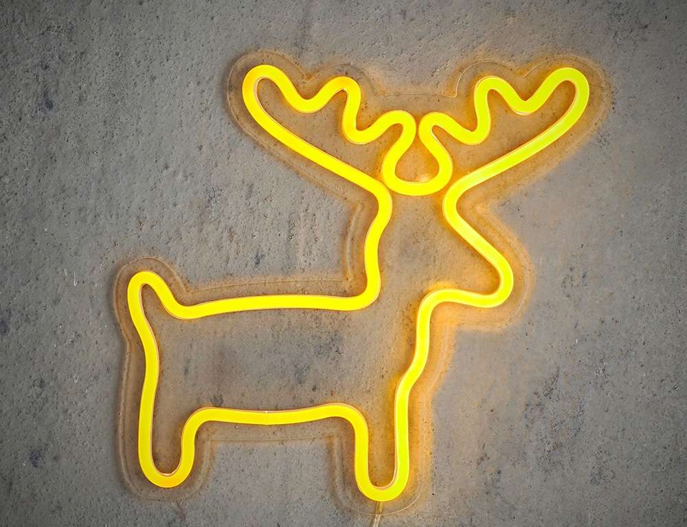 Φωτιστικό Neon Reindeer Luca Lighting με Dimmer - USB   