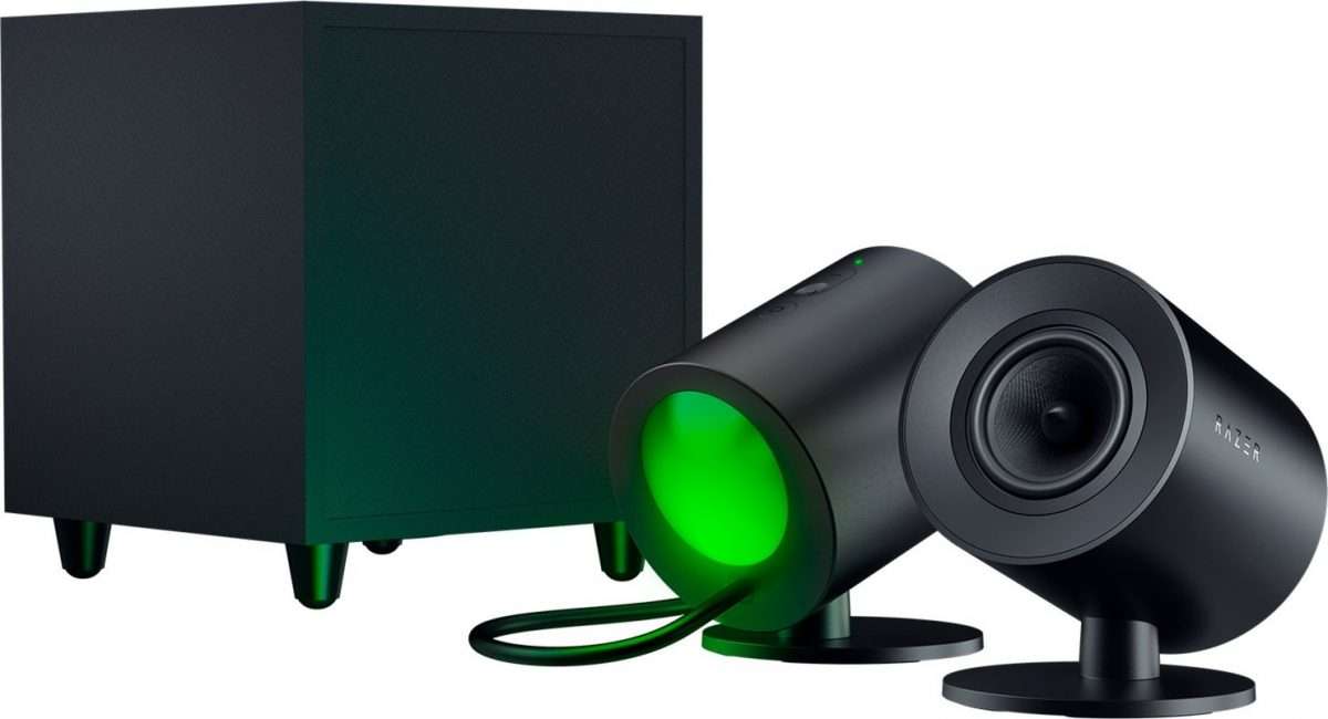 Razer Nommo V2 - RGB Gaming 2.1 Speakers - Subwoofer - THX - USB/Bluetooth 5.3 - PC/PS5/Mobile  