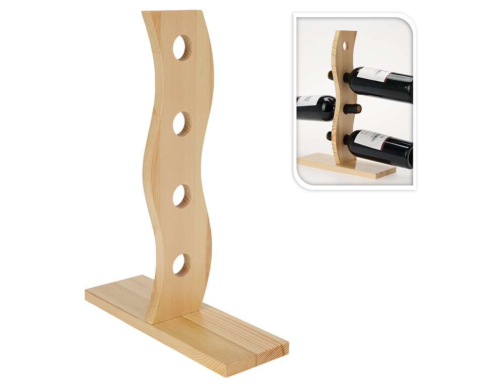 ΑΞΕΣΟΥΆΡ ΚΡΑΣΙΟΎ WINE RACK FOR 4 BOTTLES NB1920070  