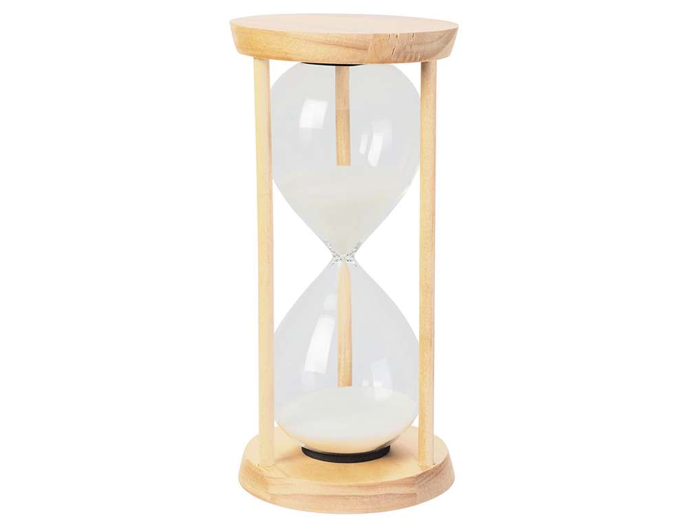 ΔΙΑΚΌΣΜΗΤΙΚΆ ΣΤΟΙΧΕΊΑ HOURGLASS IN WOODEN FRAME 24CM HZ1954930  