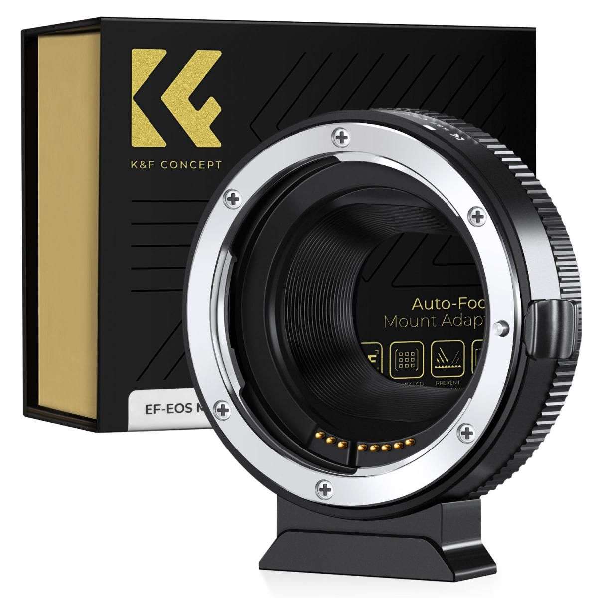 K&F Concept Canon EF/EF-S Lens to EOS M Camera Mount Adapter, Autofocus (KF06.519)  