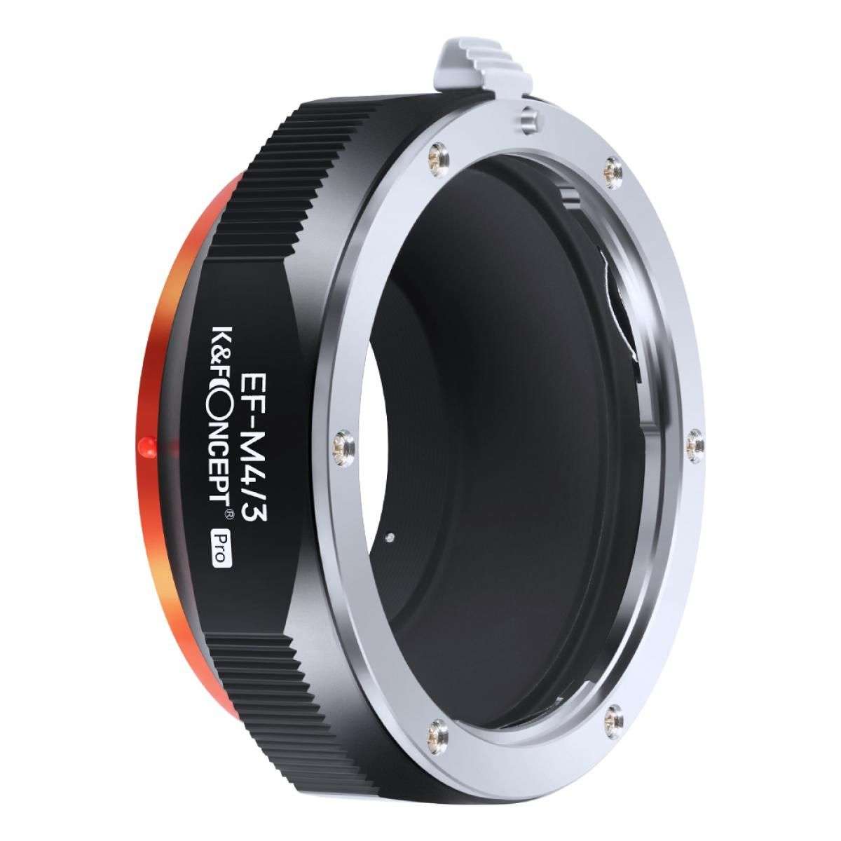 K&F Concept M12125 Canon EOS-M4/3 PRO Anti-reflection Coating Lens Adapter (Orange) KF06.442  