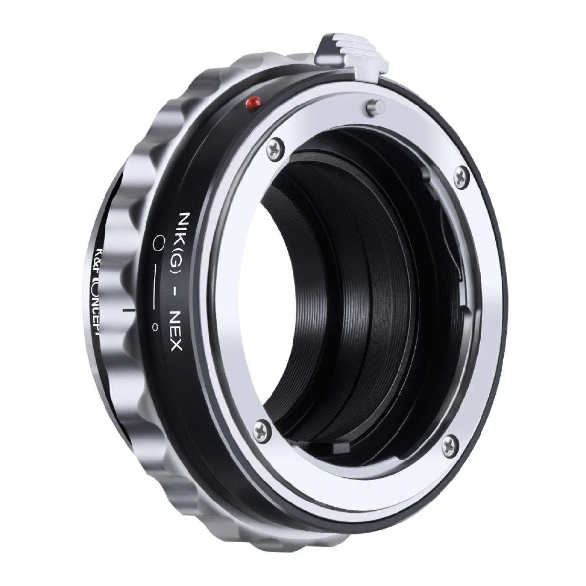 K&F Concept NIK(G)-NEX Lens Mount Adapter For Nikon G AF-S F AIS AI Lens To Sony E-mount NEX Camera KF06.070   