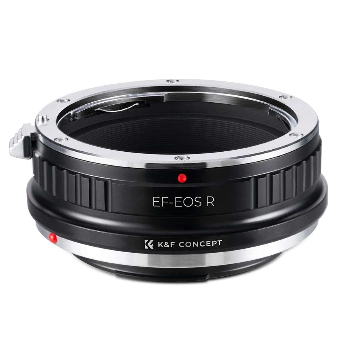 K&F Concept EF-EOS R Canon EF Lens to EOS R Camera Mount Adapter, Manual focus KF06.383  