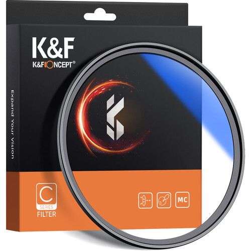 K&F Concept 62mm Blue Multi-Coated UV Slim Filter  