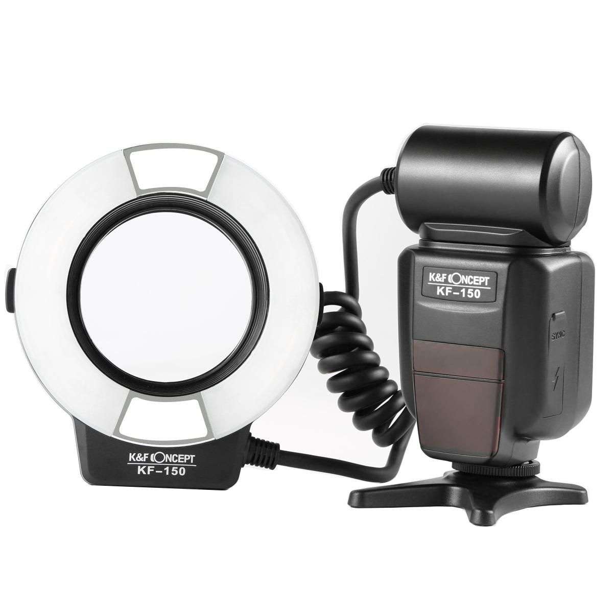 K&F Concept KF150 TTL Marco Ring Flash For Nikon (KF22.008)  