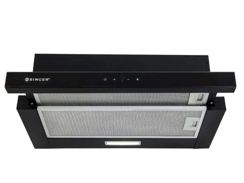Απορροφητήρας Singer Telescopic 601A 24 Black  