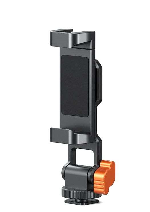 K&F Concept KF31.094 Phone Metal Clamp With Tripod Mount and Double Cold Shoe  