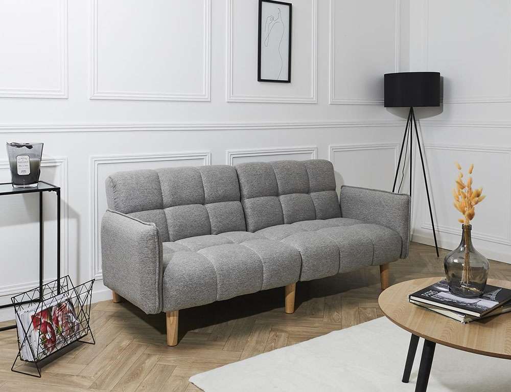 ΚΑΝΑΠΈΔΕΣ DREAM CONVERTIBLE SOFA GREY HD0149  